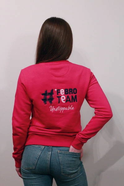 Bluza Eqode #FebroTeam Unstoppable - fuksja