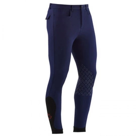 Męskie bryczesy Cavalleria Toscana New Grip System - granatowe