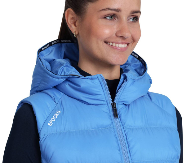 Krótka kamizelka Spooks Lilleth - błękitna