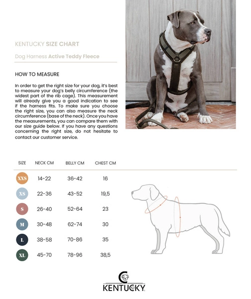 Szelki dla psa Kentucky Active Teddy Fleece- różowe
