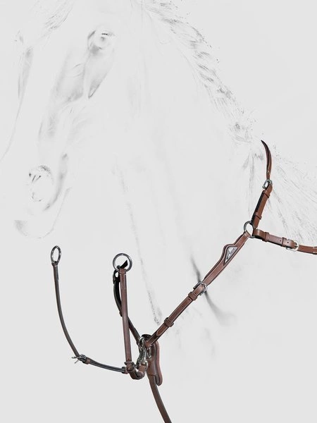 Napierśnik 3-punktowy z wytokiem BJ202 - brązowy