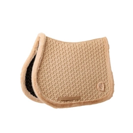 Kentucky czaprak Fake Fur Plaited Quilt - beżowy