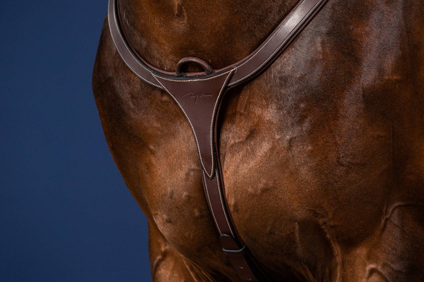 Skórzany napierśnik  Dy'on Long Bridge Breastplate US Jumping