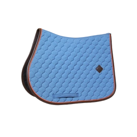 Kentucky czaprak Onion Quilt Neon Leather - niebieski