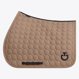 Czaprak Circle Quilted Jumping Saddle Pad - beżowy