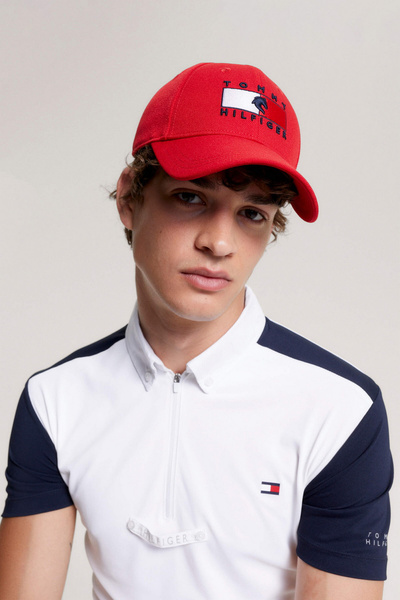 Czapeczka Tommy Hilfiger Montreal - czerwona