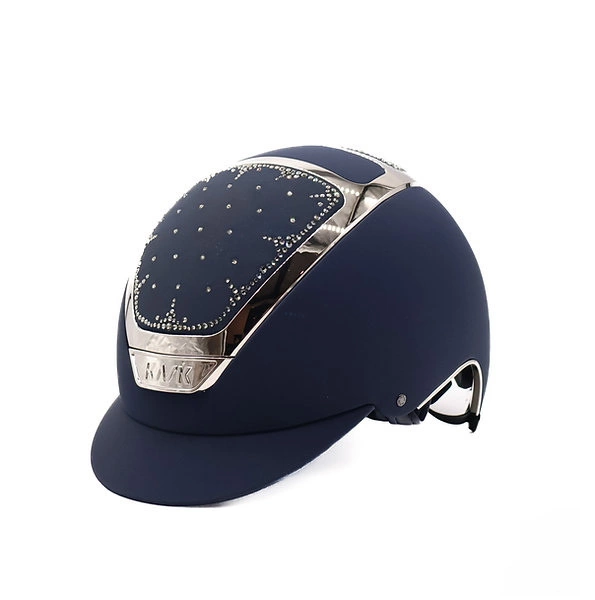Kask Dogma Pure Shine Arctic Swarovski KASK - granatowy ze srebrnymi dodatkami