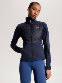 Bluza Tommy Hilfiger Equestrian Thermo-Hybrid - granatowa 