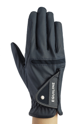 Rękawiczki Equiline X-GLOVE high performance GRIP - granatowe